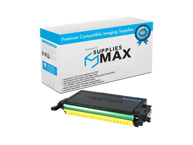 SuppliesMAX Compatible Replacement for Samsung CLP-610ND/CLP-660ND/CLX-6200FX/CLX-6200ND/CLP-6210FX/CLP-6240FX High Yield Yellow Toner Cartridge...