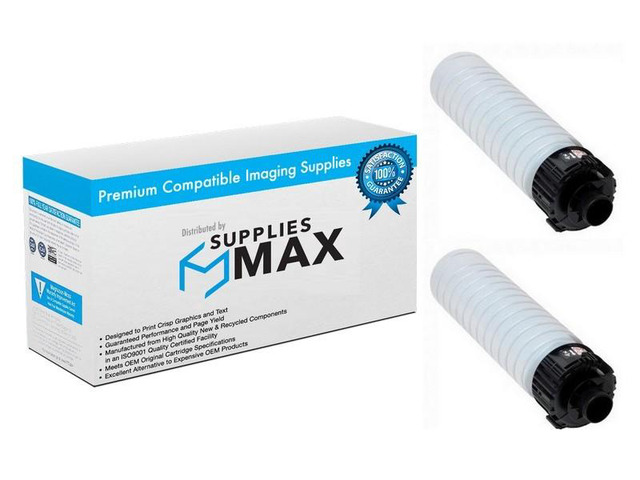SuppliesMAX Compatible Replacement for Lanier IM-2500/IM-3500/MP-2554/MP-3054/MP-3055/MP-3554/MP-3055 Series Black Toner Cartridge (2/PK-24000 Page...