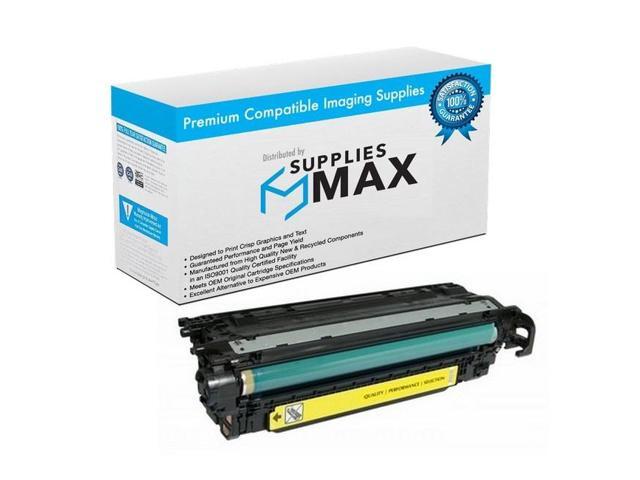 SuppliesMAX Compatible Replacement for HP Color Laser Jet Enterprise CP-4025DN/4025N/CP-4520/CP-4525DN/4525N/4525XH Yellow Toner Cartridge (11000...