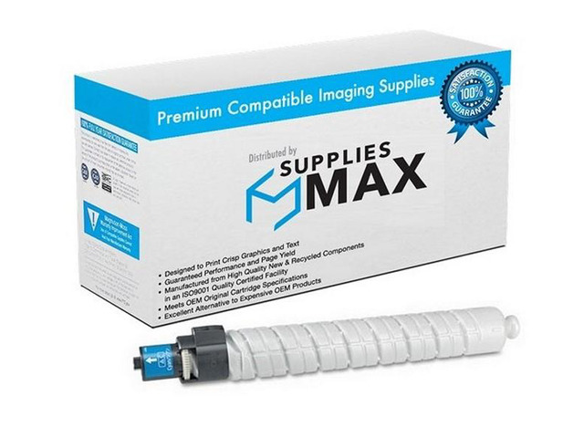SuppliesMAX Compatible Replacement for Ricoh Aficio MP-C3001/C3501 Cyan Toner Cartridge (16000 Page Yield) (841423)