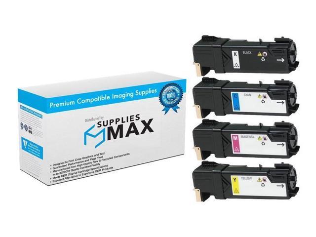 SuppliesMAX Remanufactured Replacement for Phaser 6140/Phaser 6140N Series Toner Cartridge Combo Pack (BK/C/M/Y) (106R0147MP)