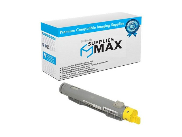 SuppliesMAX Remanufactured Replacement for Phaser 6300/Phaser 6300DN/Phaser 6300N Series Yellow High Yield Toner Cartridge (7000 Page Yield)...