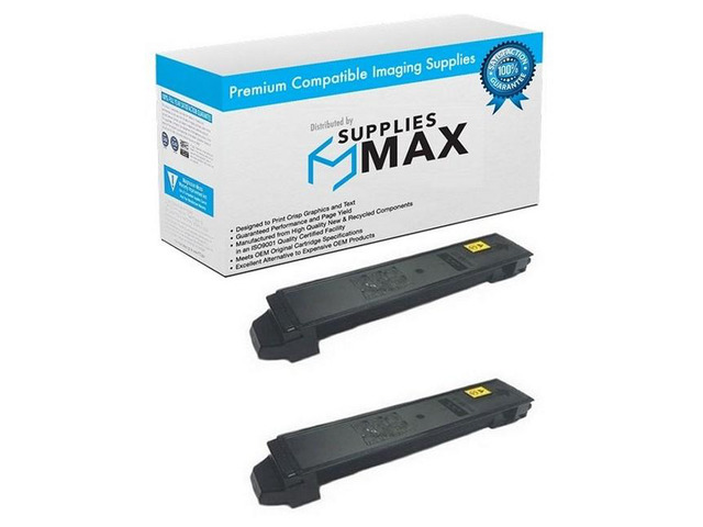 SuppliesMAX Compatible Replacement for Copystar CS-205c/CS-255c Black Toner Cart
