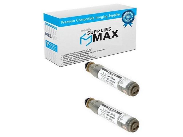 SuppliesMAX Compatible Replacement for Ricoh Aficio MP-2001/MP-2001L/MP-2001SP/MP-2501SP Black Toner Cartridge (2/PK-9000 Page Yield) (TYPE MP2501)...
