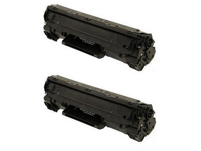 SuppliesMAX Compatible Replacement for HP LaserJet P1002/P1003/P1004/P1005/P1006/P1009 Toner Cartridge (2/PK-1500 Page Yield) (NO. 35A) (CB435D)