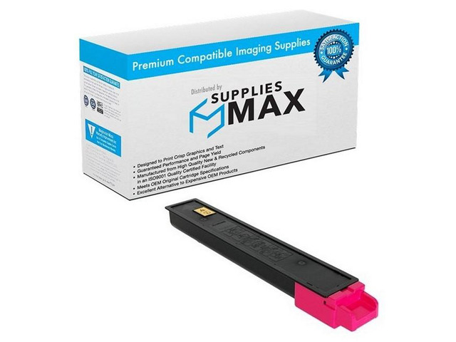 SuppliesMAX Compatible Replacement for Kyocera Mita TASKalfa 2551ci Magenta Toner Cartridge (12000 Page Yield) (TK-8327M) (1T02NPBUS0)