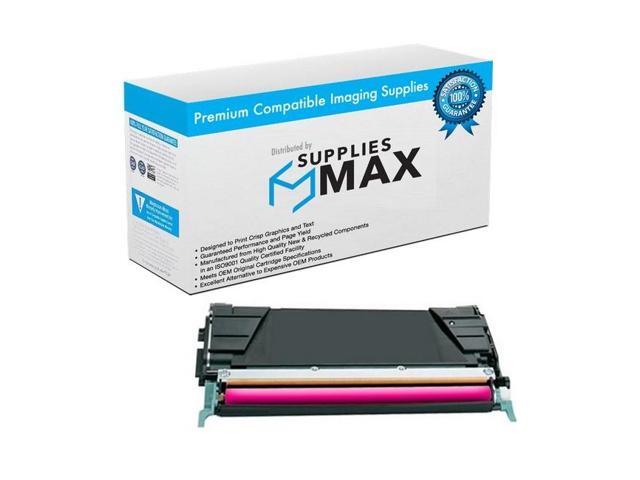 SuppliesMAX Compatible Replacement for Lexmark XS-746DE/XS-748DE/XS-748DTE Magenta Toner Cartridge (7000 Page Yield) (XS746A2MG)