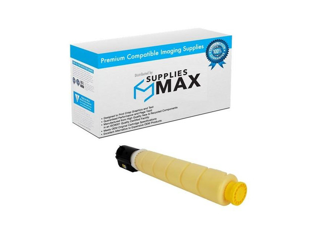 SuppliesMAX Compatible Replacement for Canon imageRUNNER ADVANCE C250iF/C255iF/C256i/C350iF/C355iF/C356i Yellow Toner Cartridge (21500 Page Yield)...