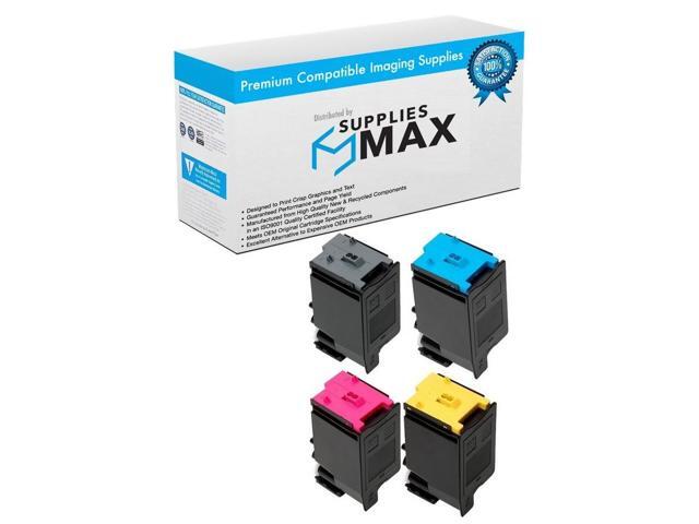 SuppliesMAX Compatible Replacement for Sharp MX-C250/MX-C300W/MX-C301W/MX-C303W/MX-C303WH/MX-C304W/MX-C304WH Toner Cartridge Combo Pack (BK/C/M/Y)...