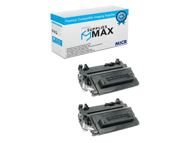 SuppliesMAX Compatible Replacement for Troy MICR 4014/4015/4515 MICR Toner Cartridge (2/PK-10000 Page Yield) (02-81300-001_2PK)