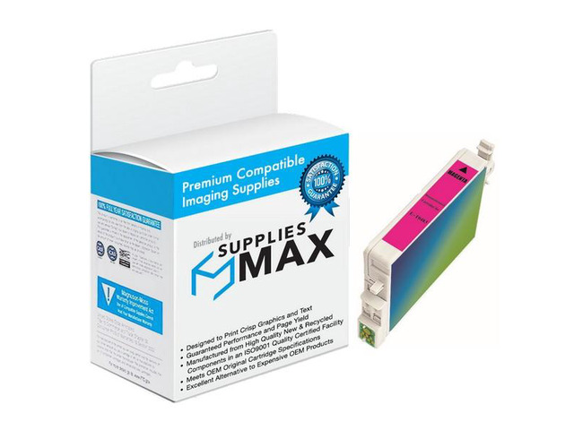 SuppliesMAX Remanufactured Replacement for Stylus Photo R200/R220/R300M/R320/R340/RX-500/RX-600/RX-620/RX-640 Magenta Inkjet (430 Page Yield)...