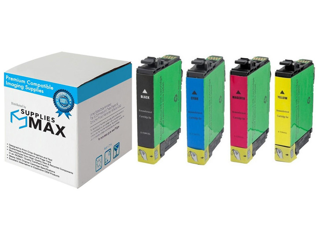 SuppliesMAX Remanufactured Replacement for WorkForce WF-2520/WF-2530/WF-2540/XP-200/XP-300/XP-310/XP-400/XP-410 High Yield Inkjet Combo Pack...