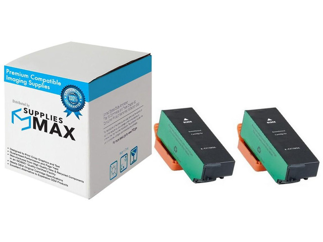SuppliesMAX Remanufactured Replacement for Expression Premium XP-520/XP-600/XP-610/XP-620/XP-800/XP-810/XP-820 Black High Yield Inkjet (2/PK-500...