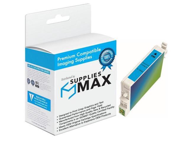 SuppliesMAX Remanufactured Replacement for Stylus Photo R800/Stylus Photo R1800 Cyan Inkjet (400 Page Yield) (T054220)