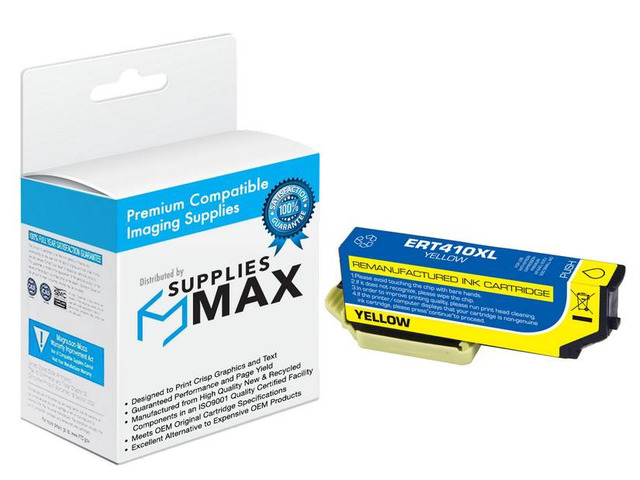 SuppliesMAX Remanufactured Replacement for Expression Premium XP-530/XP-540/XP-630/XP-640/XP-645/XP-830/XP-900/XP-7100 Yellow Inkjet (650 Page...