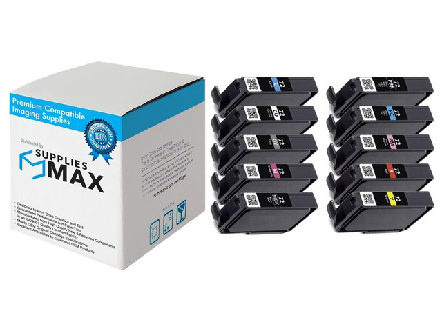 SuppliesMAX Compatible Replacement for Canon PIXMA PRO 10/PIXMA PRO 10S Series Inkjet Combo Pack (MBK/PBK/C/M/Y/PC/PM/GY/R/CO) (6402B007)