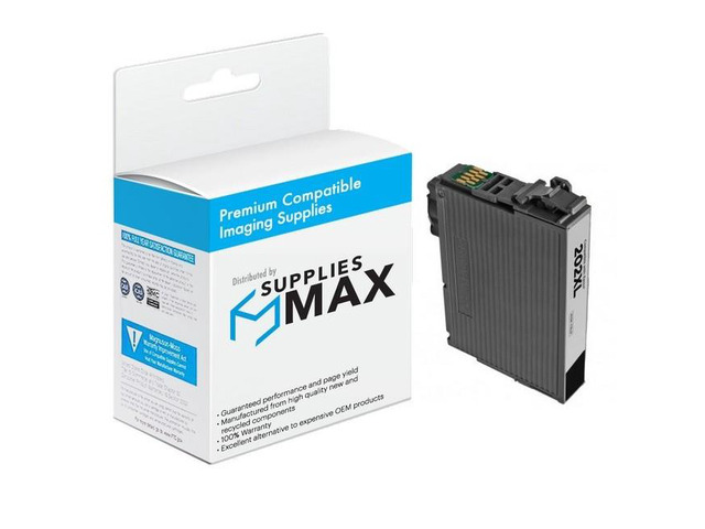 SuppliesMAX Remanufactured Replacement for Expression Home XP-5100/WorkForce WF-2860 Black High Yield Inkjet (550 Page Yield) (NO. 202XL)...