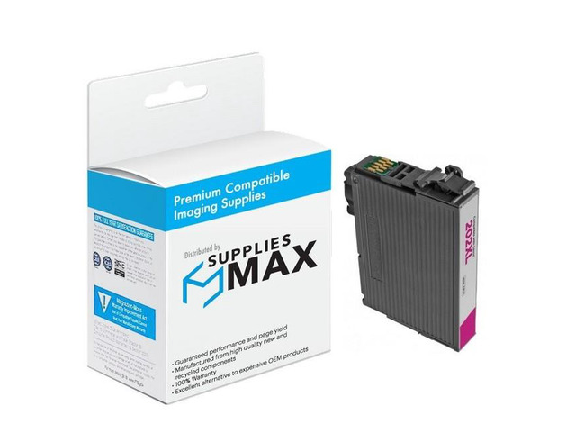 SuppliesMAX Remanufactured Replacement for Expression Home XP-5100/WorkForce WF-2860 Magenta High Yield Inkjet (470 Page Yield) (NO. 202XL)...