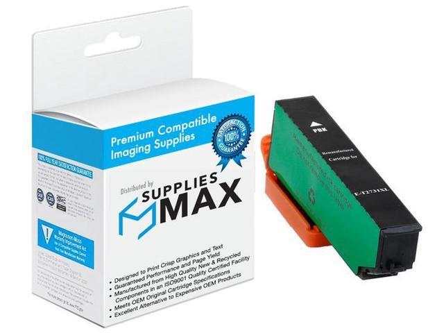 SuppliesMAX Remanufactured Replacement for Expression Premium XP-520/XP-600/XP-610/XP-620/XP-800/XP-810/XP-820 Photo Black High Yield Inkjet (500...