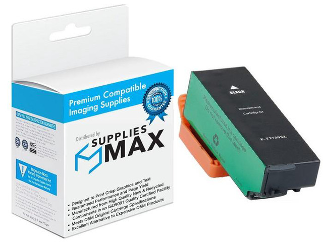 SuppliesMAX Remanufactured Replacement for Expression Premium XP-520/XP-600/XP-610/XP-620/XP-800/XP-810/XP-820 Black High Yield Inkjet (500 Page...