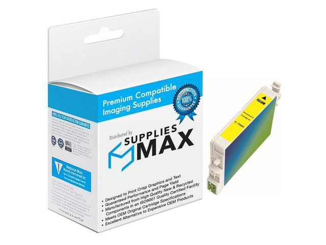 SuppliesMAX Remanufactured Replacement for Stylus C68/C88/CX-3800/CX-3810/CX-4200/CX-4800/CX-5800F/CX-7800/D68P/D88/DX-3800/DX-4800 Yellow Inkjet...