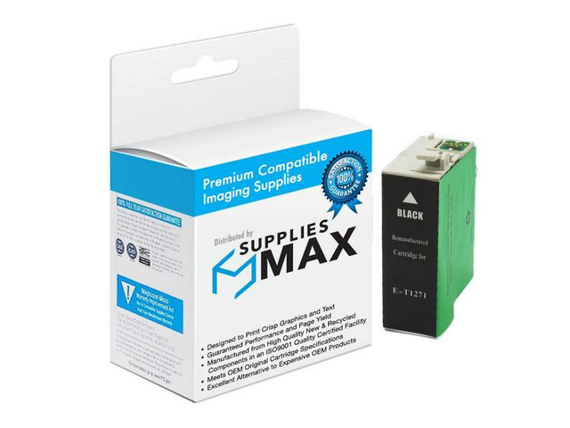 SuppliesMAX Remanufactured Replacement for WorkForce 60/545/630/633/635/645/840/845/WF-3520/WF-3530/WF-3540/WF-7010/WF-7510/WF-7520 Black Inkjet...
