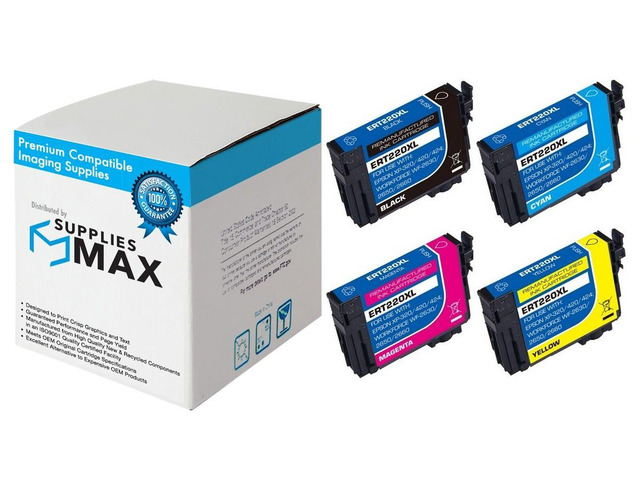 SuppliesMAX Remanufactured Replacement for WorkForce WF-2630/WF-2650/WF-2660/WF-2750/WF-2760/XP-320/XP-420/XP-424 High Yield Inkjet Combo Pack...