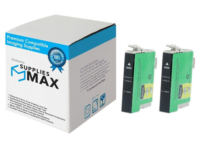 SuppliesMAX Remanufactured Replacement for Stylus CX-4400/CX-4450/CX-7400/NX-100/NX-115/NX-200/NX-215/NX-300/NX-400/NX-410/NX-415 Black Inkjet...