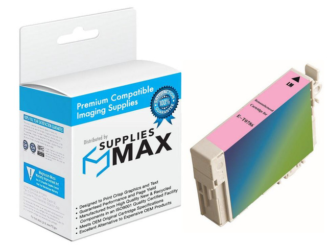 SuppliesMAX Remanufactured Replacement for Artisan 50/Stylus Photo R260/R280/R380/RX-580/RX-595/RX-680 Light Magenta Inkjet (NO. 78) (T078620)