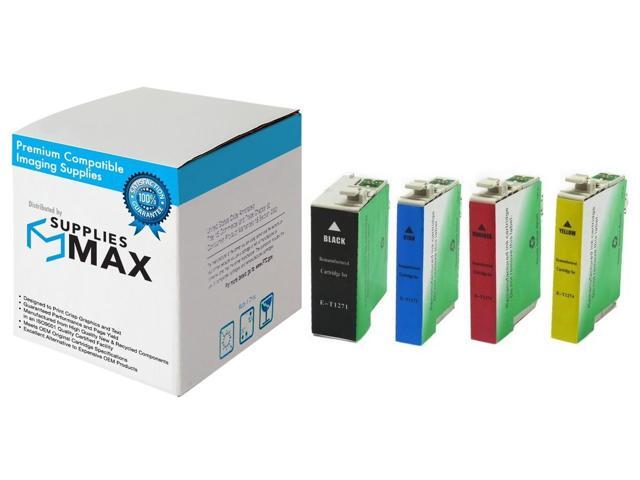 SuppliesMAX Remanufactured Replacement for WorkForce 60/545/630/633/635/645/840/845/WF-3520/WF-3530/WF-3540/WF-7010/WF-7510/WF-7520 Inkjet Combo...