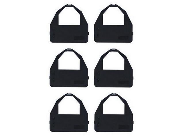 SuppliesMAX Compatible Replacement for ADP 80LQ Black Printer Ribbons (6/PK) (60176-80)