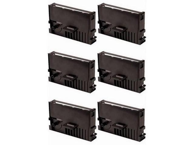 SuppliesMAX Compatible Replacement for TM-H6000 II/III/IV Black P. O.S. Printer Ribbons (6/PK) (ERC-41BK)
