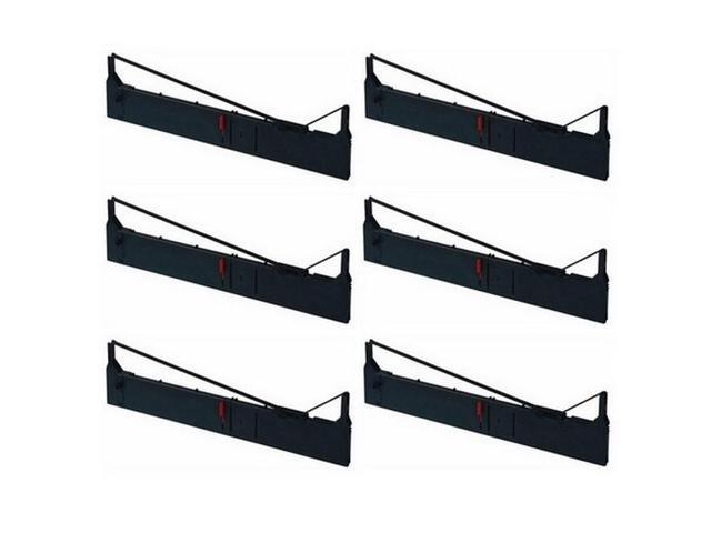 SuppliesMAX Compatible Replacement for DFX-5000/DFX-8000/DFX-8500 Black Printer Ribbons (6/PK) (EPN011000)
