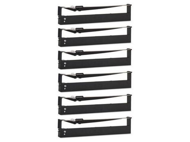 SuppliesMAX Compatible Replacement for IBM 4247 Model V/X03/Z03/4249 Series Black Printer Ribbons (6/PK) (57P1743)