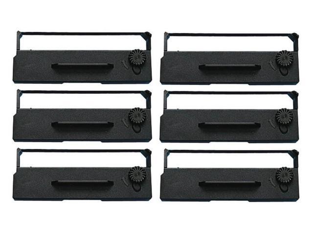 SuppliesMAX Compatible Replacement for M290/TM-290/295/390 Black P. O.S. Printer Ribbons (6/PK) (ERC-27B)