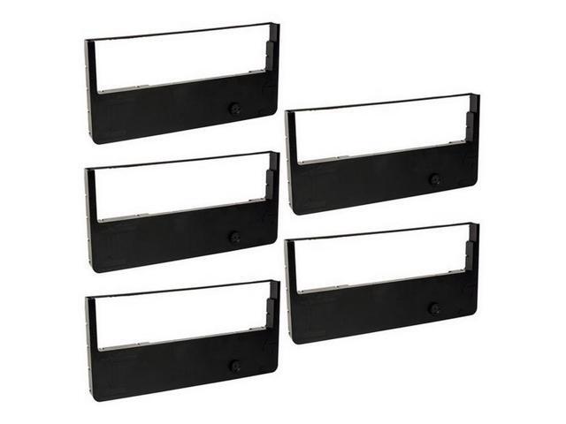 SuppliesMAX Compatible Replacement for TallyGenicom T6212/T6215/T6218 Black Printer Ribbons (5/PK) (GCM85925)
