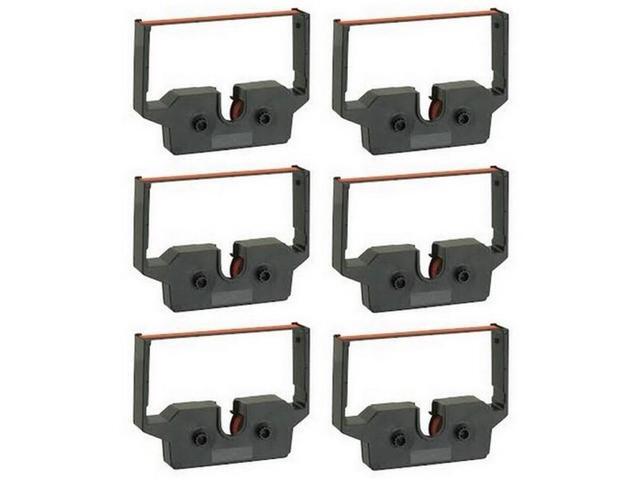 SuppliesMAX Compatible Replacement for Olivetti 930P Black/Red Printer Ribbons (6/PK) (7340250BR)
