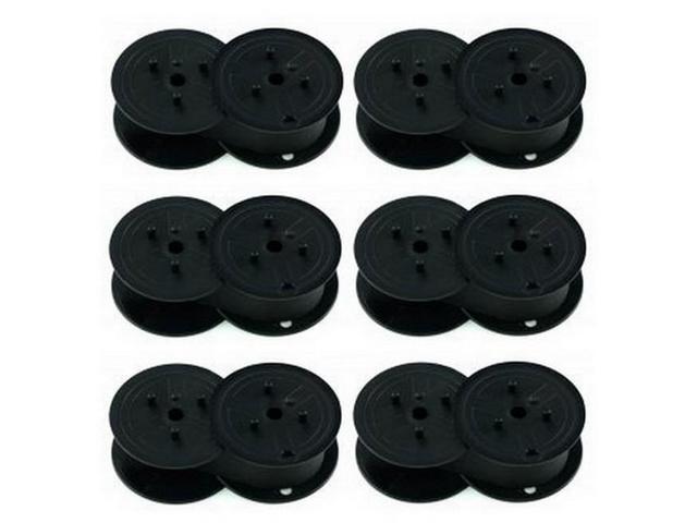 SuppliesMAX Compatible Replacement for Unisys C2000/C2050/C2155/C2215/C2400/C7400 Black Spool Printer Ribbons (6/PK) (19-2010-890)