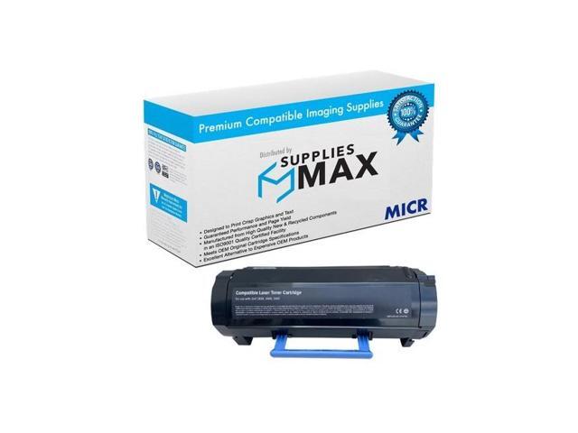 SuppliesMAX Compatible MICR Replacement for Dell S2830DN Black High Yield Toner Cartridge (8500 Page Yield) (593-BBYP)