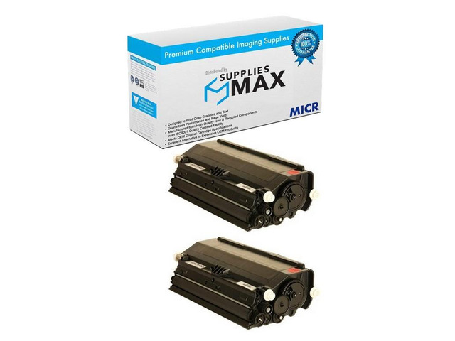 SuppliesMAX Compatible MICR Replacement for Dell 2330D/2330DN/2350D/2350DN Toner Cartridge (2/PK-6000 Page Yield) (2HY2330)
