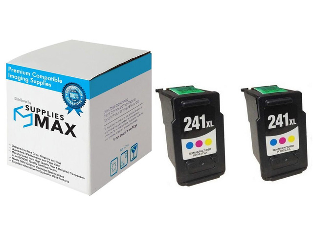 SuppliesMAX Remanufactured Replacement for Canon PIXMA MG-2220/MG-3620/MG-4220/MX-372/MX-452/MX-512/MX-522/MX-532 Color High Yield Inkjet (2/PK-400...