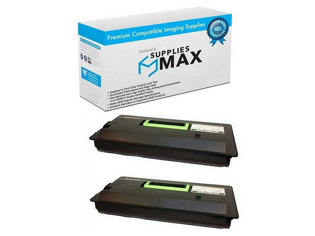 SuppliesMAX Compatible Replacement for Kyocera Mita KM-2530/KM-3035/KM-3530/KM-4030/KM-5035 Toner Cartridge (2/PK-40000 Page Yield) (370AB011_2PK)