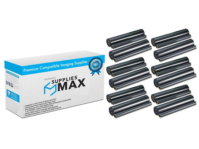SuppliesMAX Compatible Replacement for Panasonic KX-FHD301/KX-FM106/KX-FP101/KX-FP105/KX-FP121/KX-FPC135/KX-FPC141/KX-FPW111 Fax Imaging Film...
