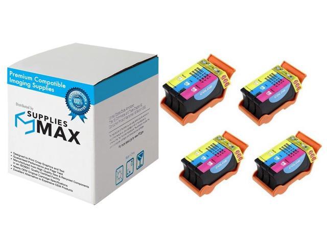 SuppliesMAX Compatible Replacement for Dell P513w/P713w/V313/V313w/V515w/V715w Color High Yield Inkjet (4/PK) (Series 21) (4CLSRS21)