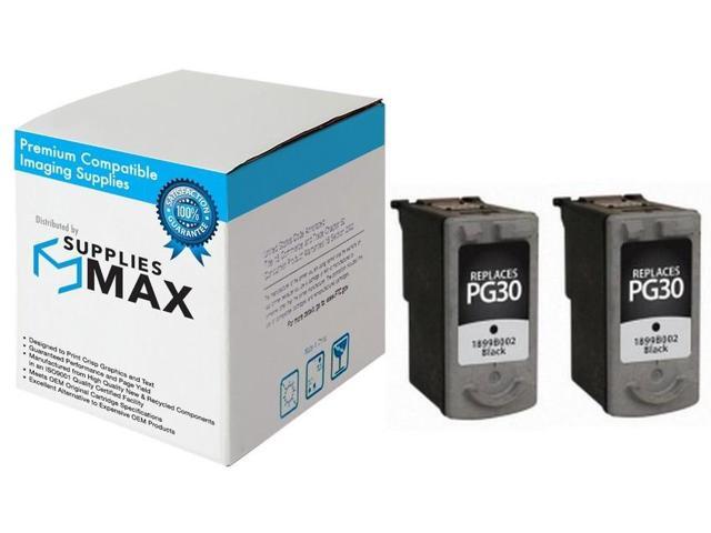 SuppliesMAX Remanufactured Replacement for Canon PIXMA iP-1800/iP-1900/iP-2600/MP-140/MP-190/MP-210/MP-470/MX-300/MX-310 Black Inkjet (2/PK-219...