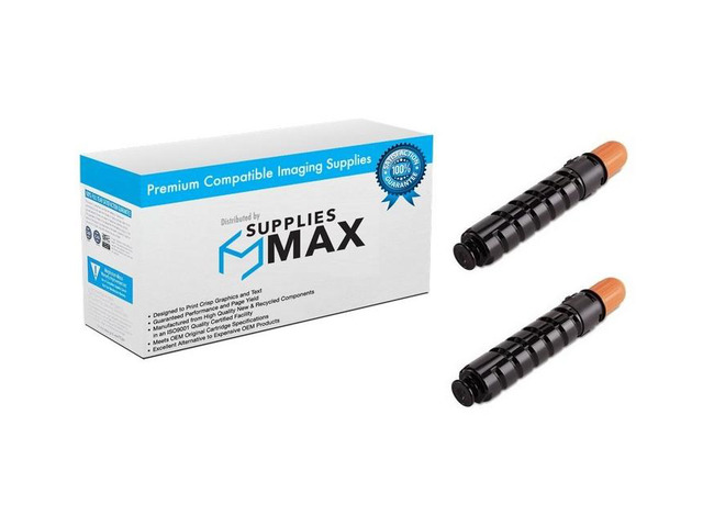 SuppliesMAX Compatible Replacement for Canon imageRUNNER 2520/2520i/2525/2525i/2530/2530i Toner Cartridge (2/PK-14600 Page Yield) (GPR-35)...