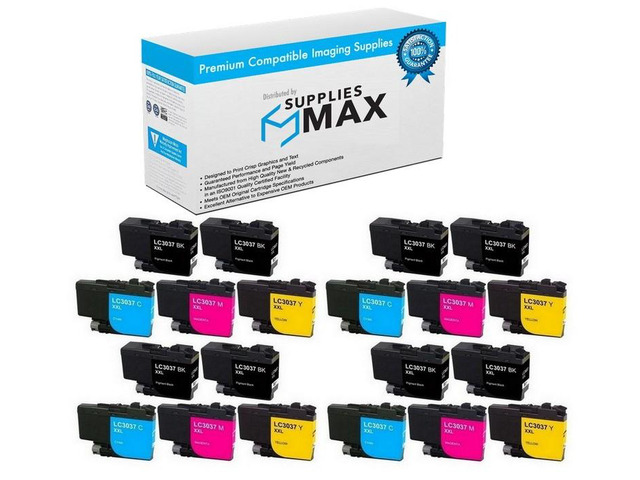 SuppliesMAX Compatible Replacement for Brother HL-L6000/HL-L6100/MFC-J5845/MFC-J5945/MFC-J6545/MFC-J6945DW Super High Yield Inkjet Combo Pack...