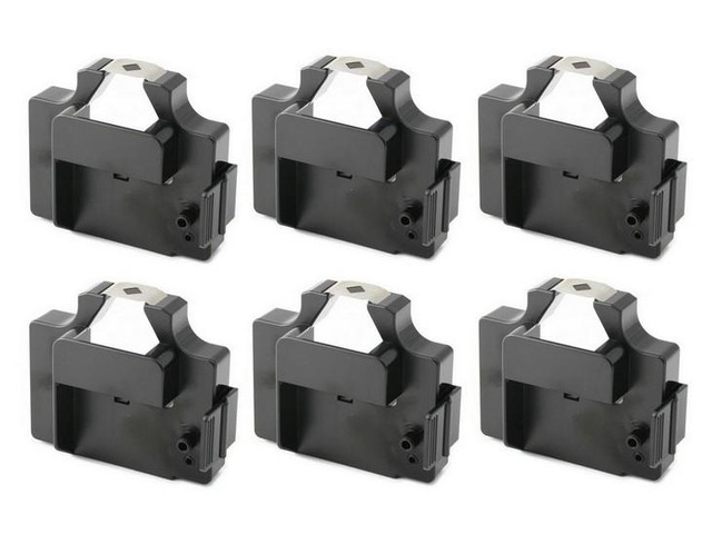 SuppliesMAX Compatible Replacement for Fuji 382C/500C Black Printer Ribbons (6/P