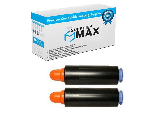 SuppliesMAX Compatible Replacement for Canon imageRUNNER ADVANCE 8085/8095/8105/8205/8285/8295/8505i/8585i/8595i Black Toner Cartridge (2/PK-70000...