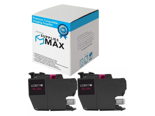SuppliesMAX Compatible Replacement for Brother MFC-J5330DW/MFC-J5335DW/MFC-J5730DW/MFC-J6530DW/MFC-J6830DW Magenta High Yield Inkjet (2/PK-550 Page...